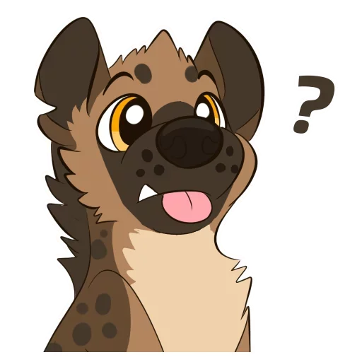 Telegram Sticker «Hyena» 😋