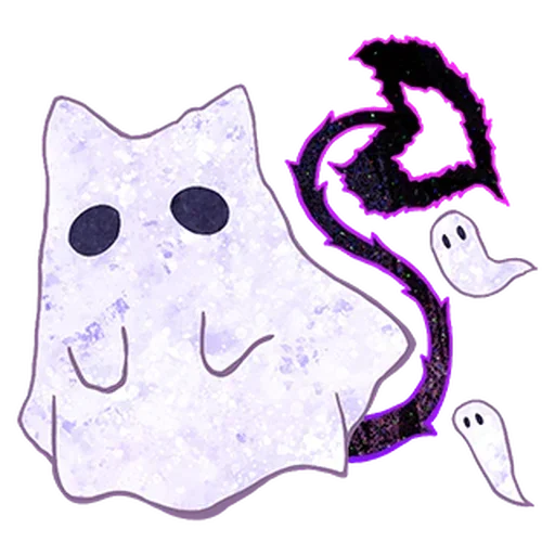Halloween Space Cat 🎃 stiker 👻