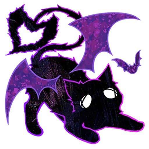 Halloween Space Cat 🎃 sticker 🦇