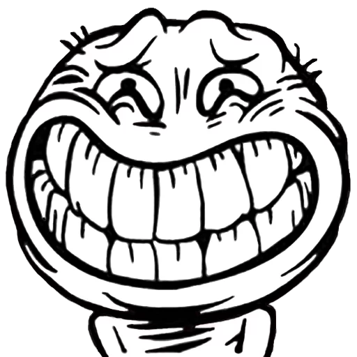 Telegram stiker «Troll Faces» 😁