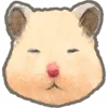 hamsterminiemoji emoji 😑