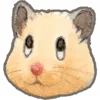 hamsterminiemoji emoji 😶