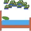 Емодзі pixel pepe 🛏