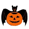 Telegram emojisi «Halloween | Хеллоуин | Хэллоуин» 🦇