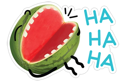 watermelon stiker 😃