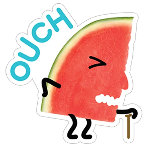 watermelon stiker 😣