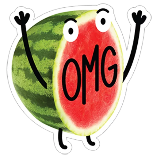 Telegram stiker «watermelon» 😯