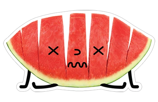 Стікер watermelon 😠