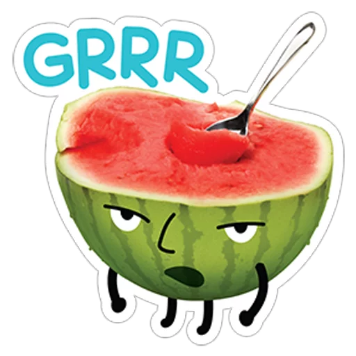 watermelon stiker 😤