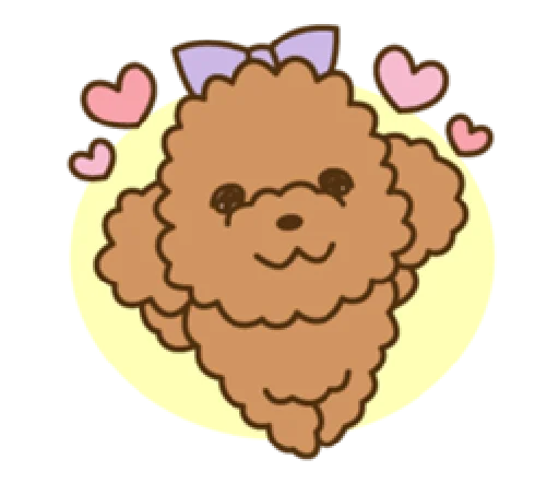 Эмодзи happy poodle ?