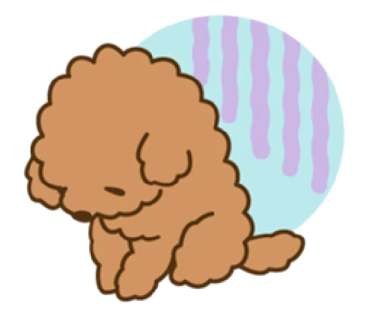 happy poodle emoji ?