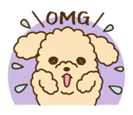 Емодзі happy poodle ?