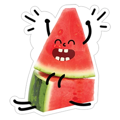 Стикеры телеграм Watermelon