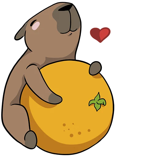 Kapi Sticker Kapi Capybara Telegram stickers