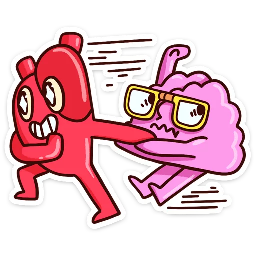 Heart and Brain  sticker ✋
