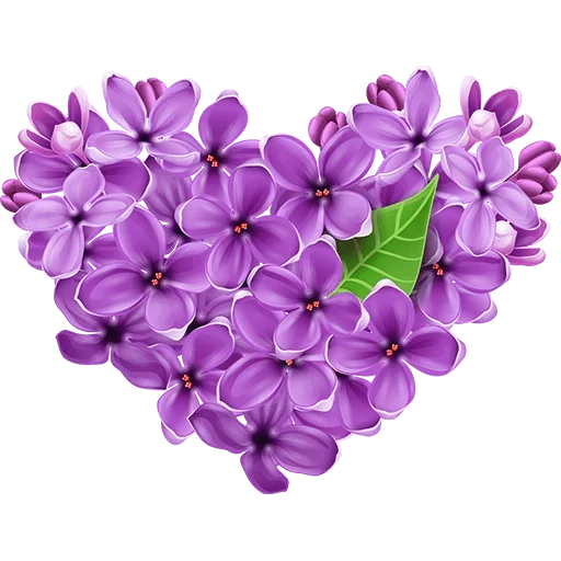 Telegram Sticker «heartandflowergre» 💜