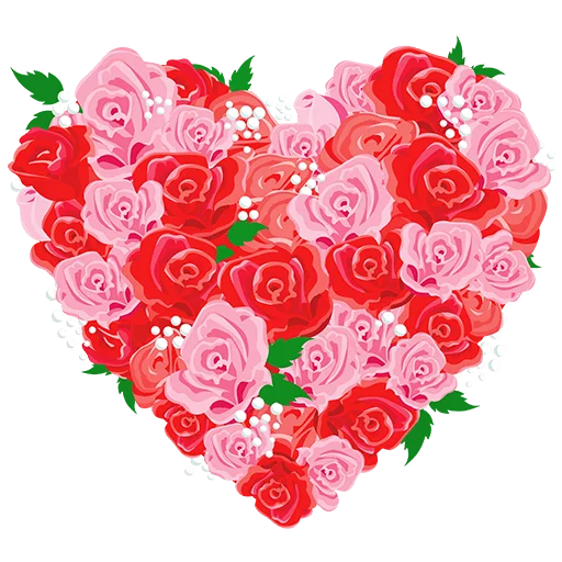 Telegram Sticker «Heart ♥️ Flower» ❤