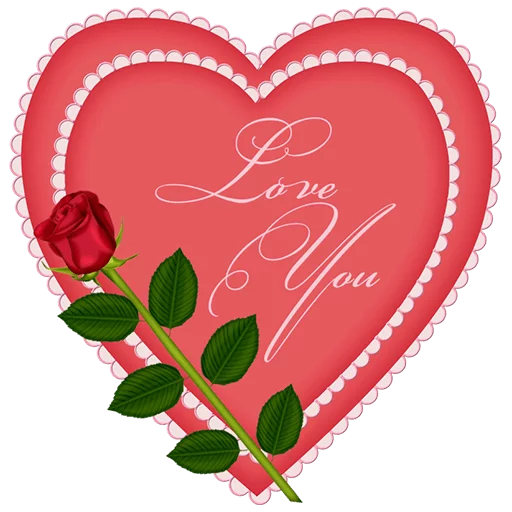 Telegram stiker «Heart ♥️ Flower» ❤