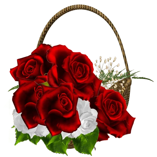 Telegram stiker «Heart ♥️ Flower» 🌹
