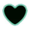 heart 💝 emoji 💚