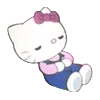 Telegram emoji «is hello kitty okay? ♡» 🛏