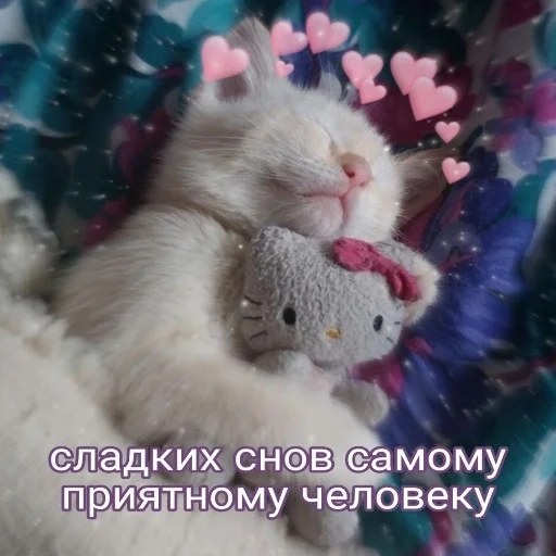 Эмодзи hello kitty 😴