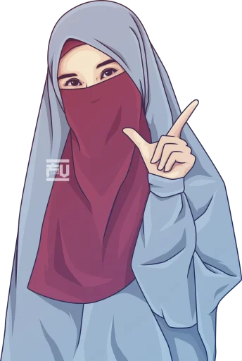 Telegram stiker «hijab-tyan» ?