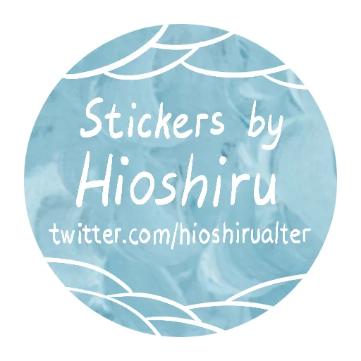 Hioshi the enfield sticker ❔