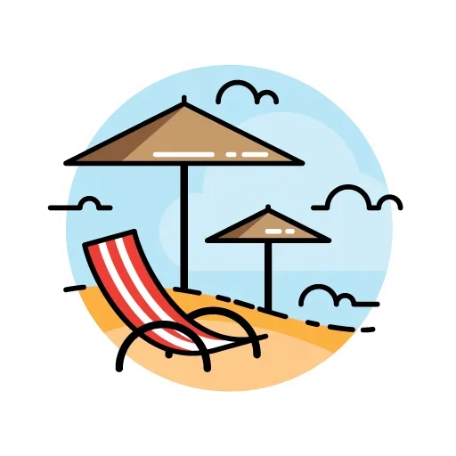 Telegram Sticker «Vacation » 🥳