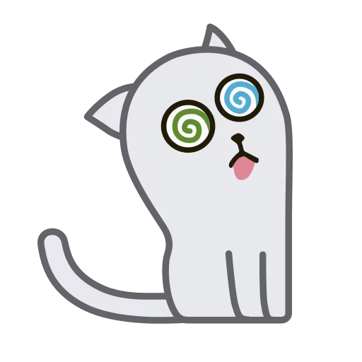 Telegram Sticker «Hoover the Special Cat» 😍