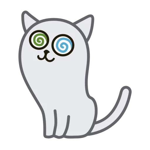 Telegram Sticker «Hoover the Special Cat» 😘