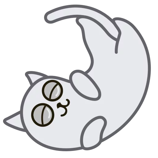 Telegram Sticker «Hoover the Special Cat» 😾