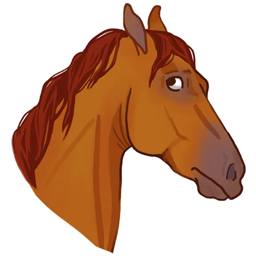 Horse Force emoji 😟
