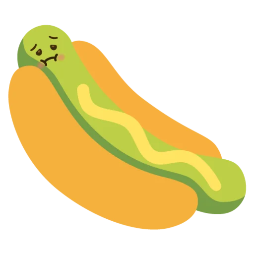 hot dogi dog emoji 🤢