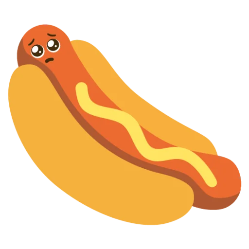 Telegram stiker «hot dogi dog» 🥺