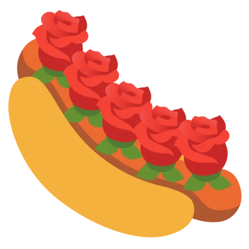 Telegram stiker «hot dogi dog» 🌹