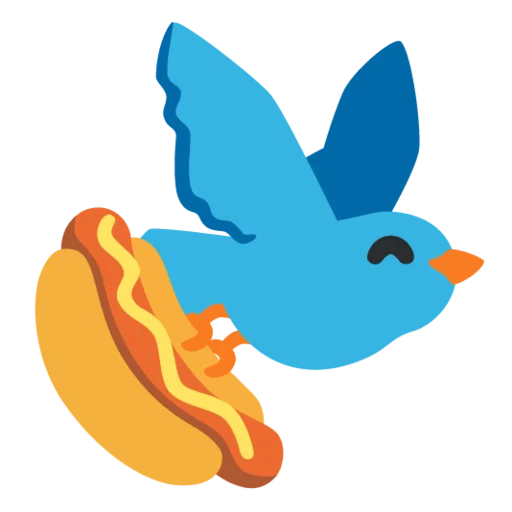 Стикер Telegram «hot dogi dog» 🕊