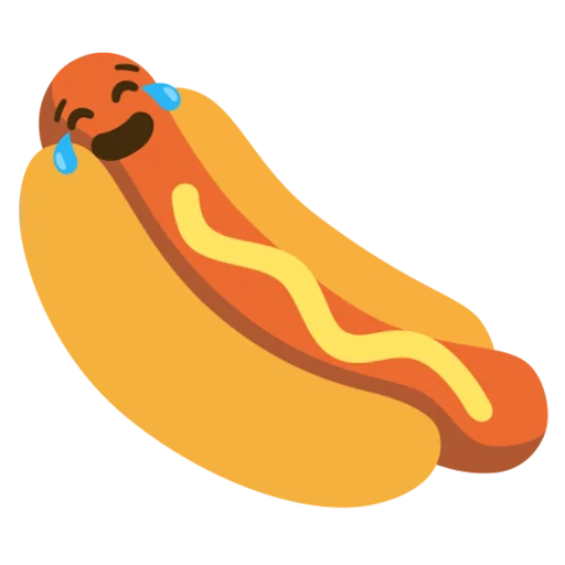 Эмодзи hot dogi dog 🤣