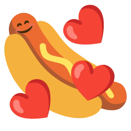 Эмодзи hot dogi dog 😍