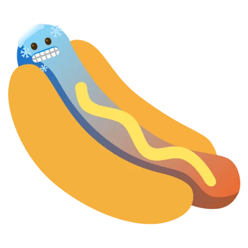 hot dogi dog sticker 🥶