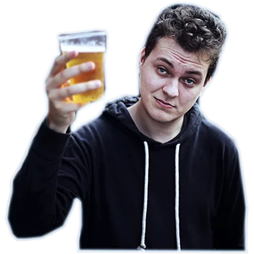 Telegram Sticker «Юрий Хованский» 🍺