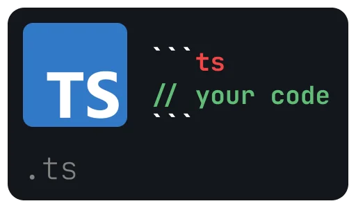 How to write code snippets stiker ⌨️