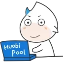 huobi bull animated sticker stiker 😀