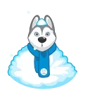 Ulayka the Husky emoji 👌
