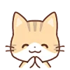 Емодзі телеграм Huwa cat