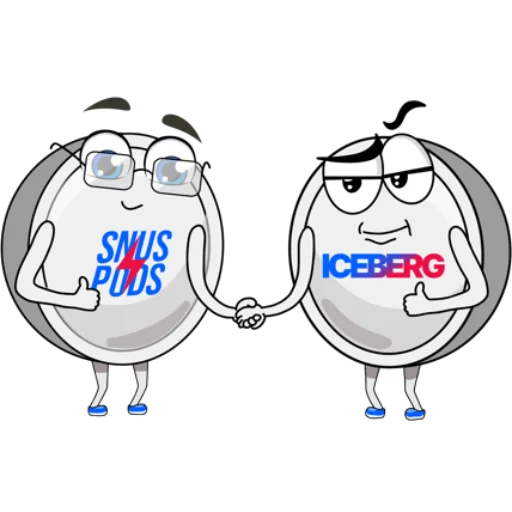 ICEBERGPODS_SNUS sticker 🖐