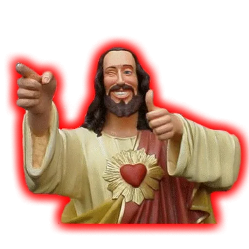 Стикер Иисус Любит Тебя 😮