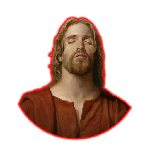 Telegram Sticker «Иисус Любит Тебя» ☹️