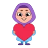 Telegram emojisi «ISLAM» ❤️