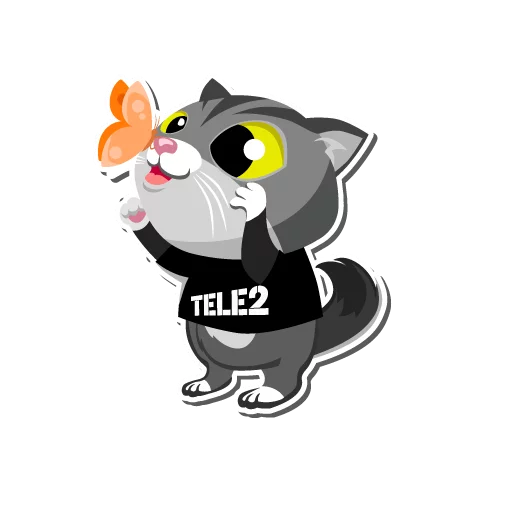 Стикер I love Tele2 🙆